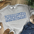 Dotted Hardrockers Faux Embroidery Crewneck