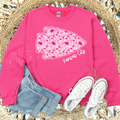 BREAST CANCER AWARENESS THEMED ARROWHEAD - PINK CREWNECK
