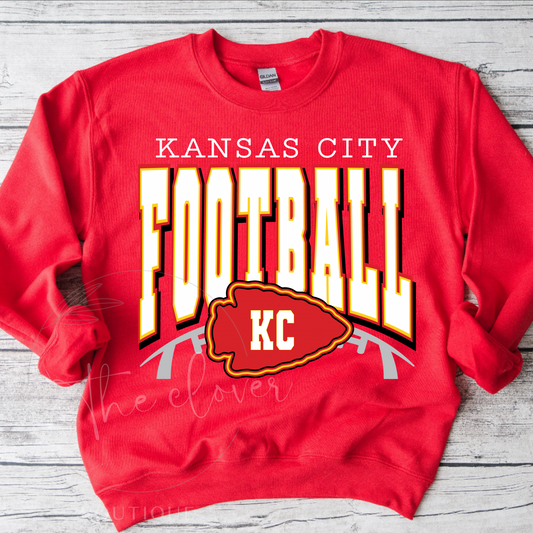 Kansas City Layered Arrowhead Red
