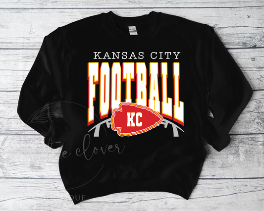 Kansas City Layered Arrowhead Black