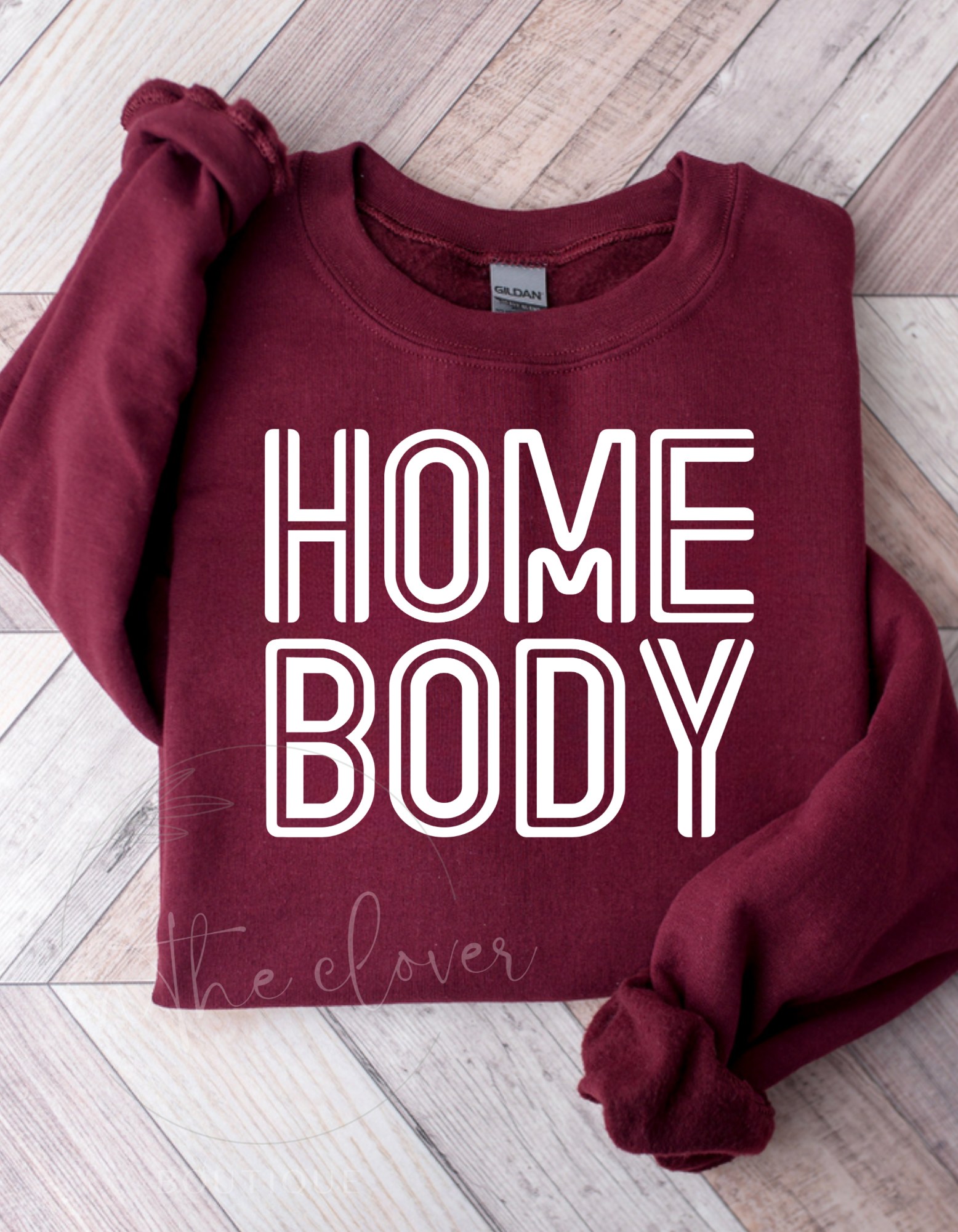 HOMEBODY Maroon Crewneck