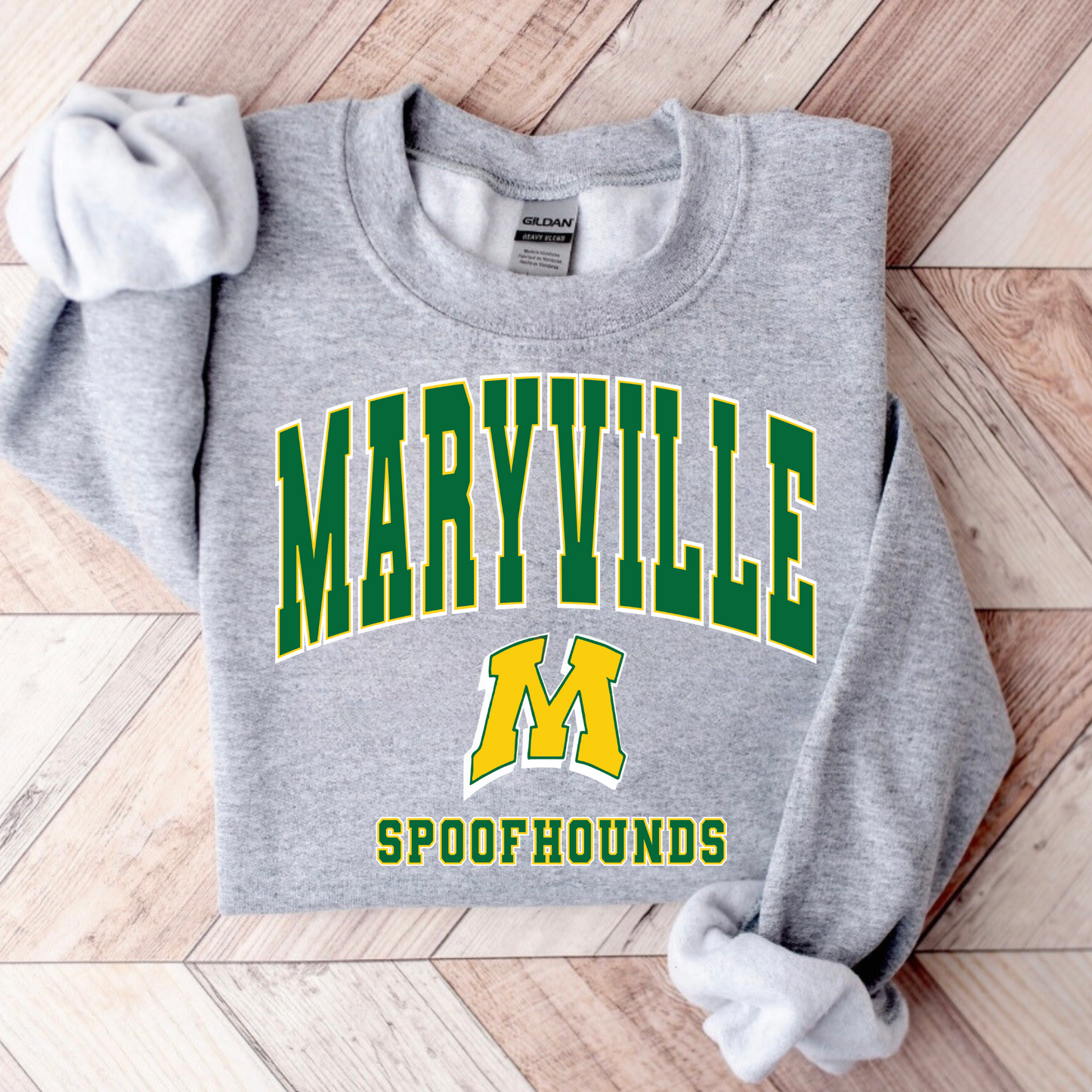 Marvyille M Spoofhounds Grey Sweatshirt