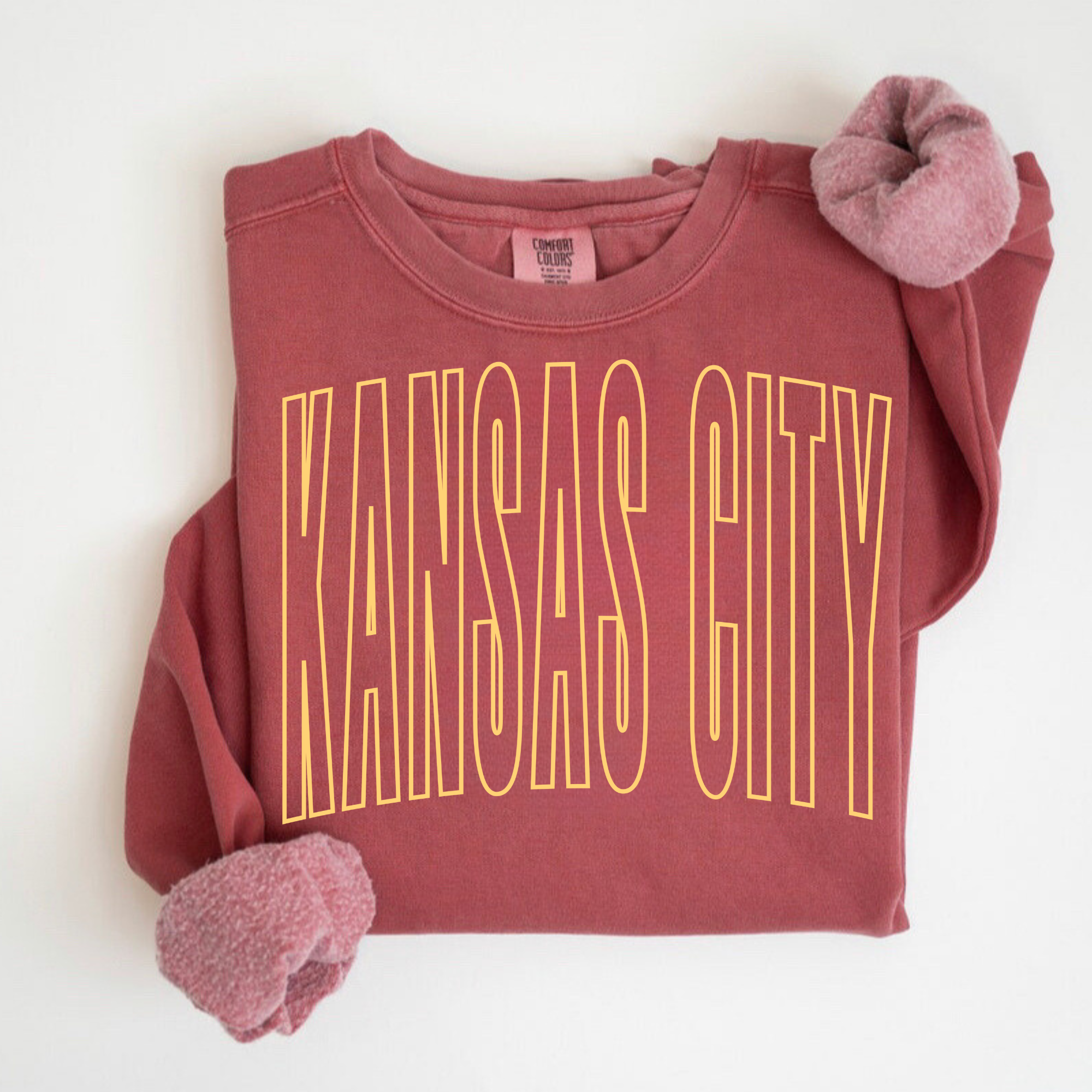 Basic Kansas City Comfort Colors Crewneck