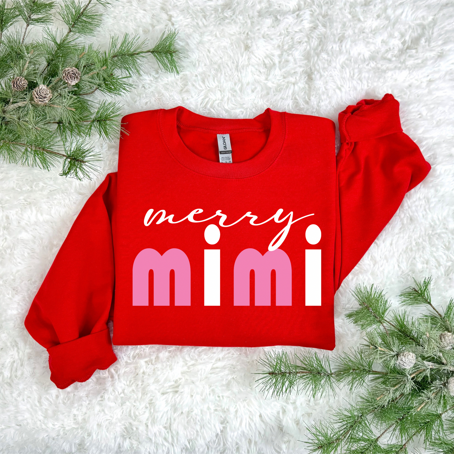 Merry Mimi Red Crewneck