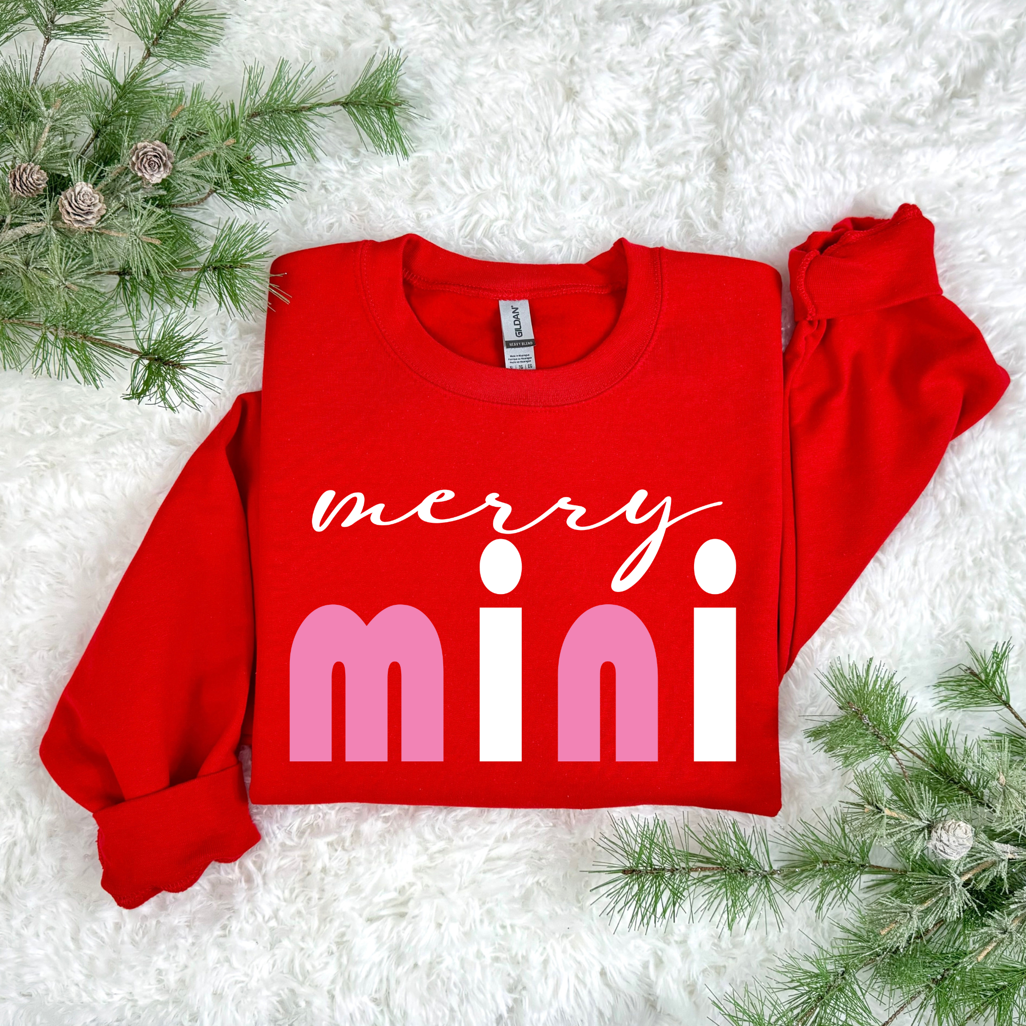 Merry Mini Red Crewneck
