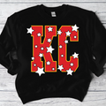KC Star Black Crewneck