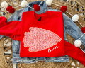 LEOPARD LOVER ARROWHEAD - RED CREWNECK
