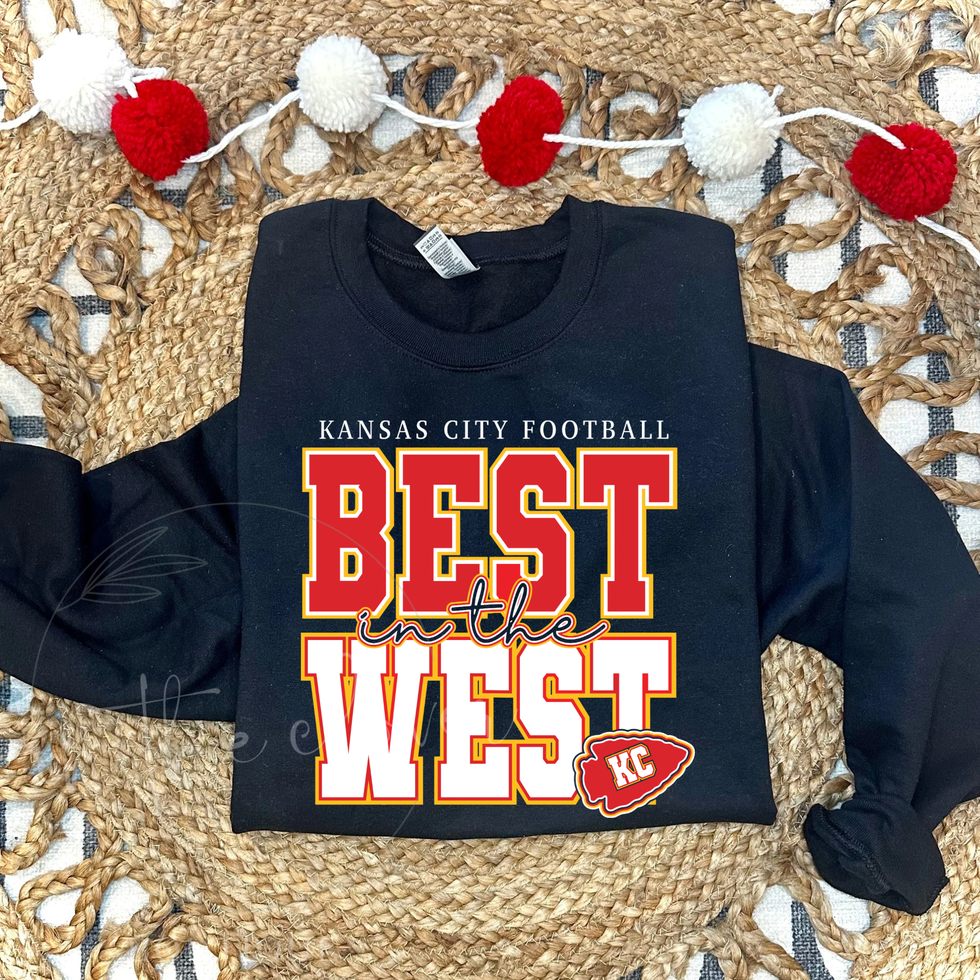 BEST IN THE WEST - BLACK CREWNECK