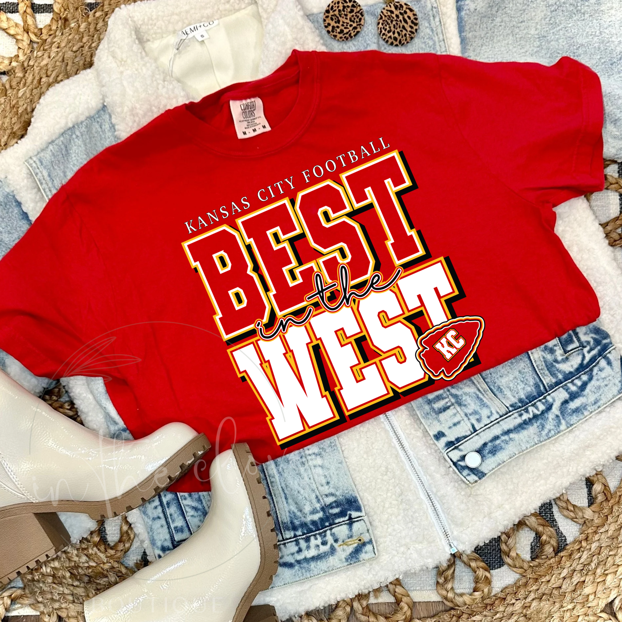 BEST IN THE WEST - RED TEE