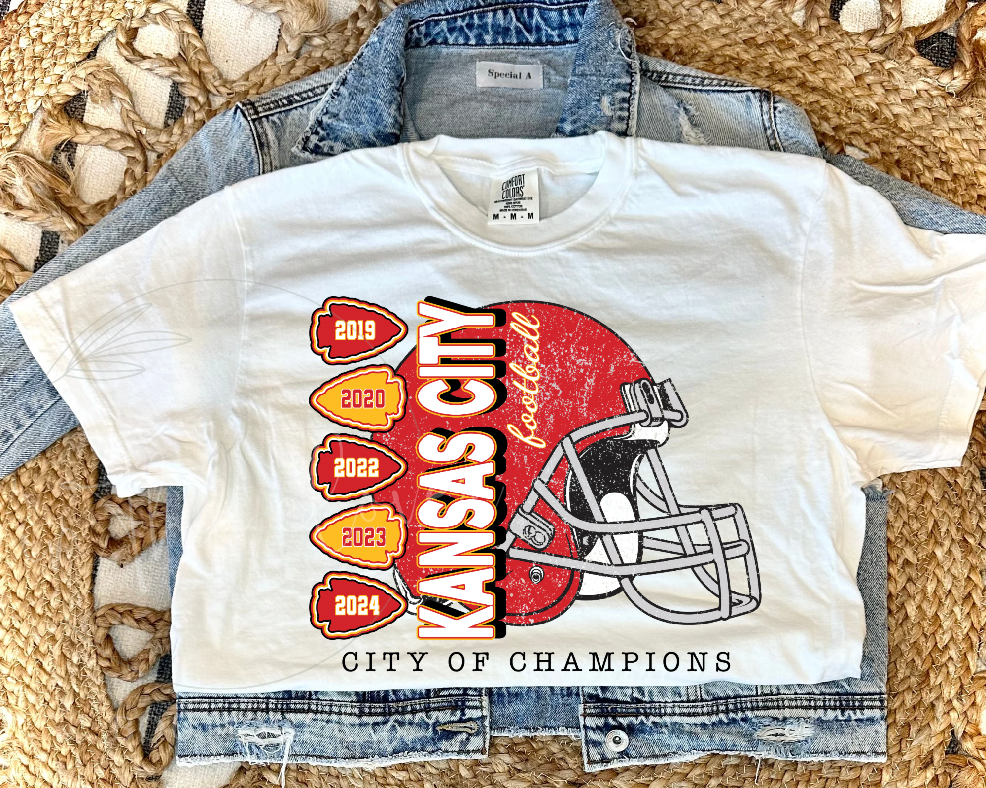 CITY OF CHAMPIONS - WHITE TEE