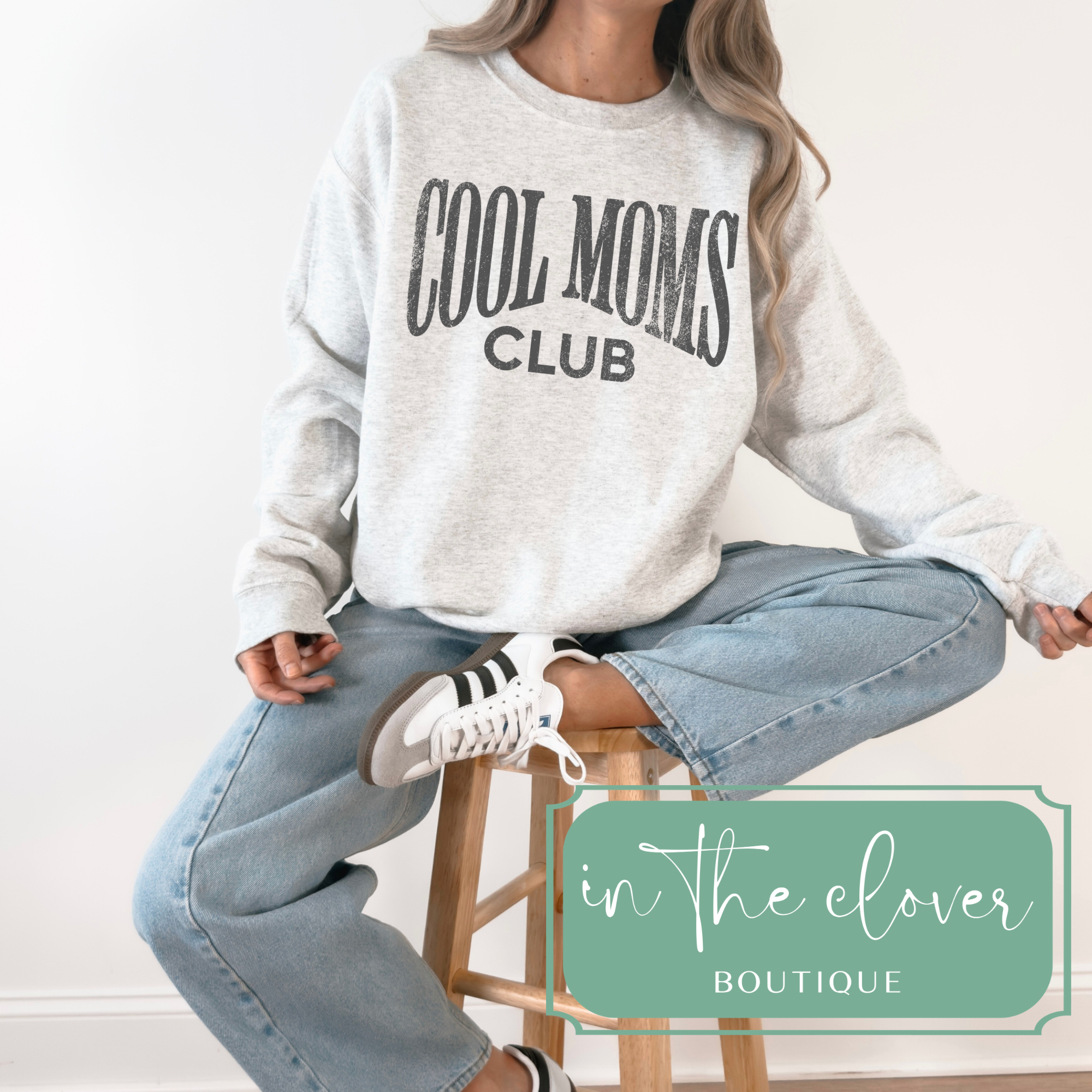 Cool Moms Club - Ash Crewneck