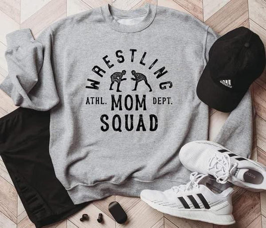 Wrestling Mom Squad Crewneck