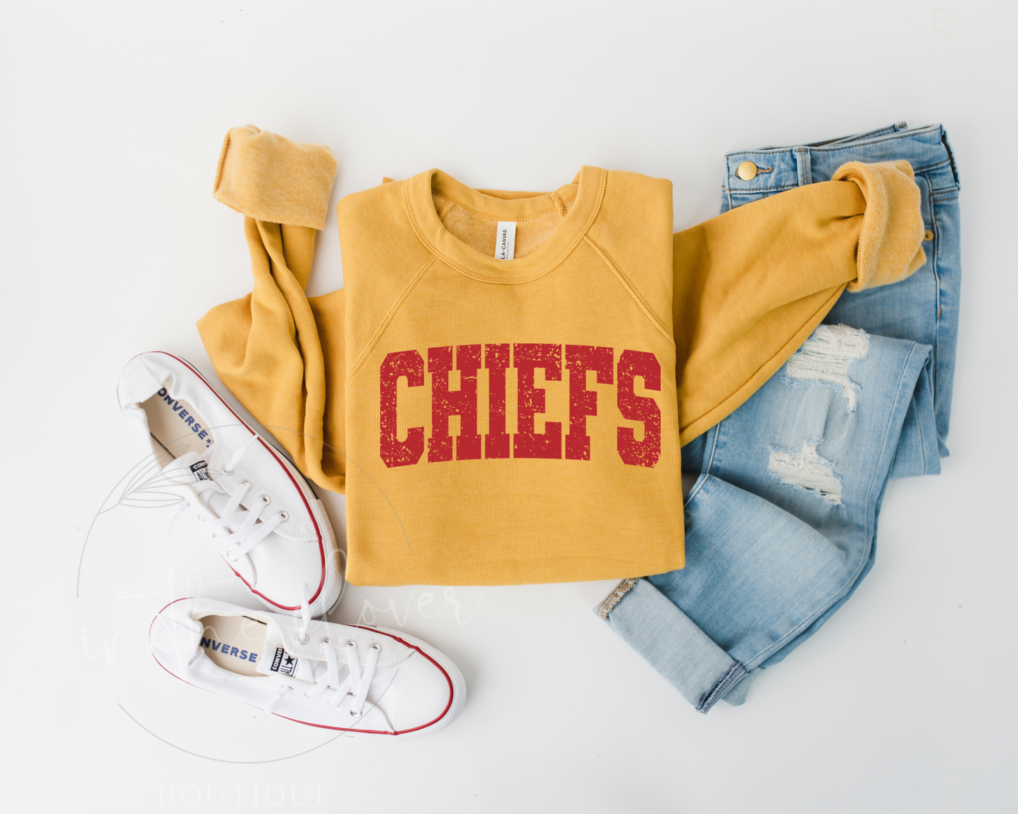 Vintage Chiefs Mustard Crewneck