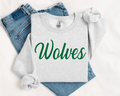 WOLVES - ASH CREWNECK
