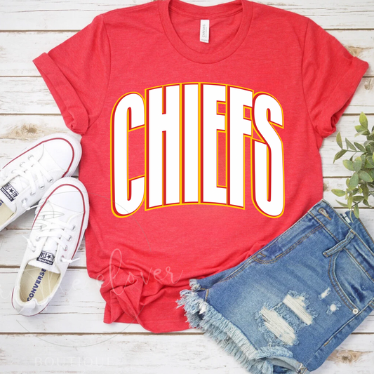 Oversized Chiefs Red Tee