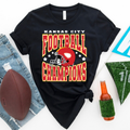 Kansas City Football Helmet Champions Tee