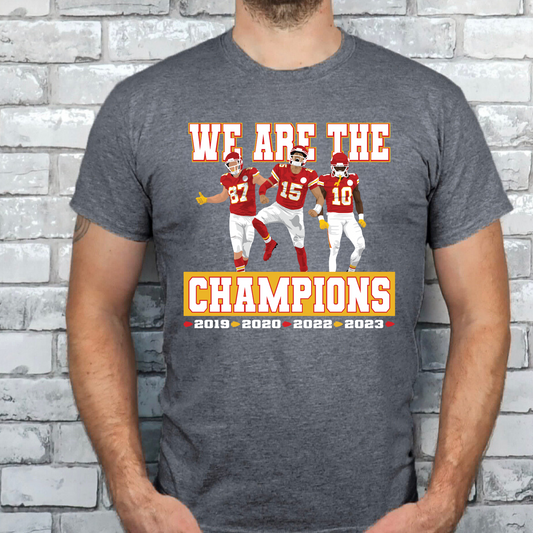 We Are The Champions Gray Tee