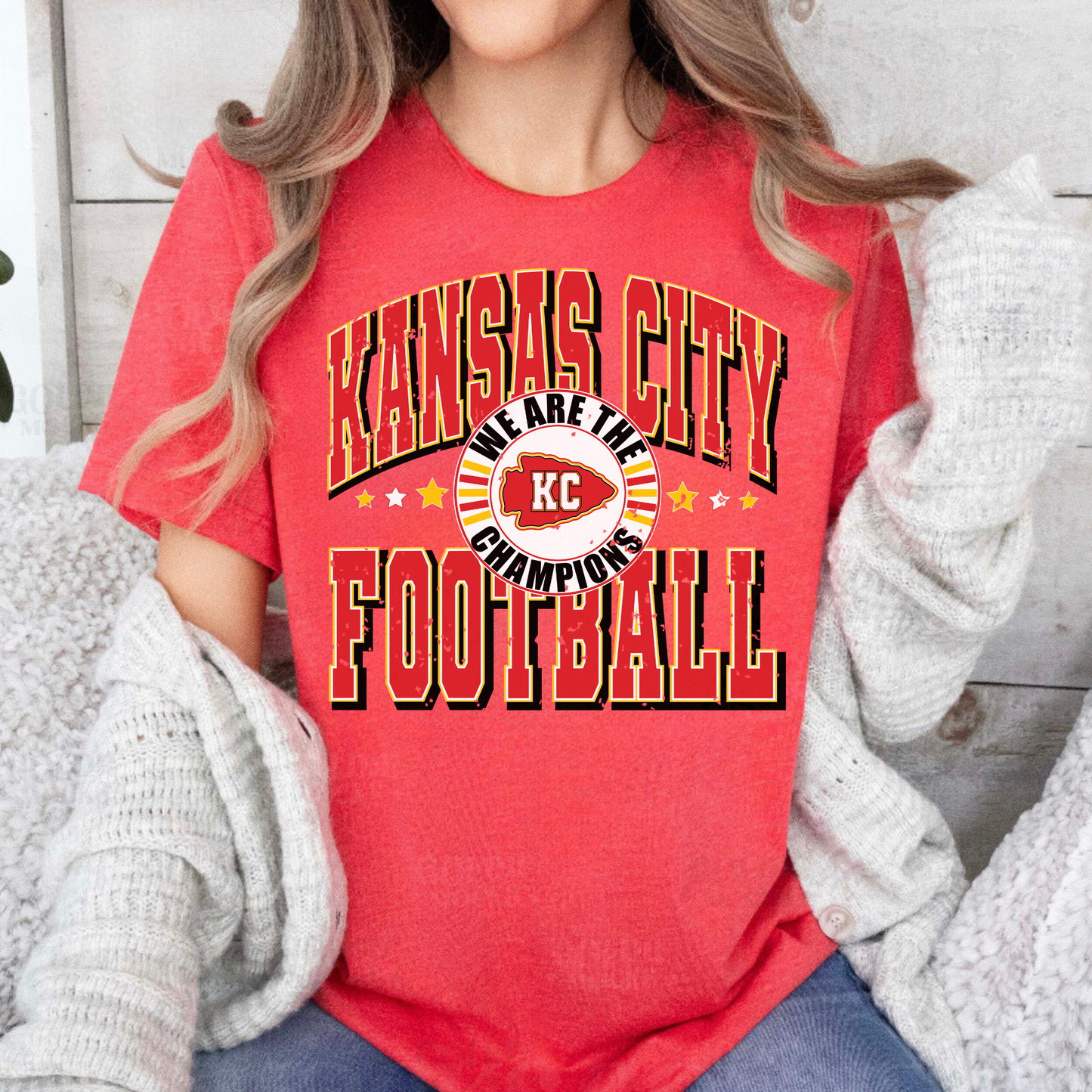 Kansas City - We are the Champions Red Tee