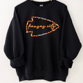 FRIENDSHIP ARROWHEAD - BLACK CREWNECK