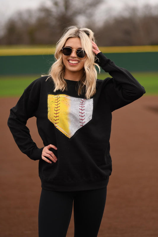 Baseball/Softball Homeplate Crewneck