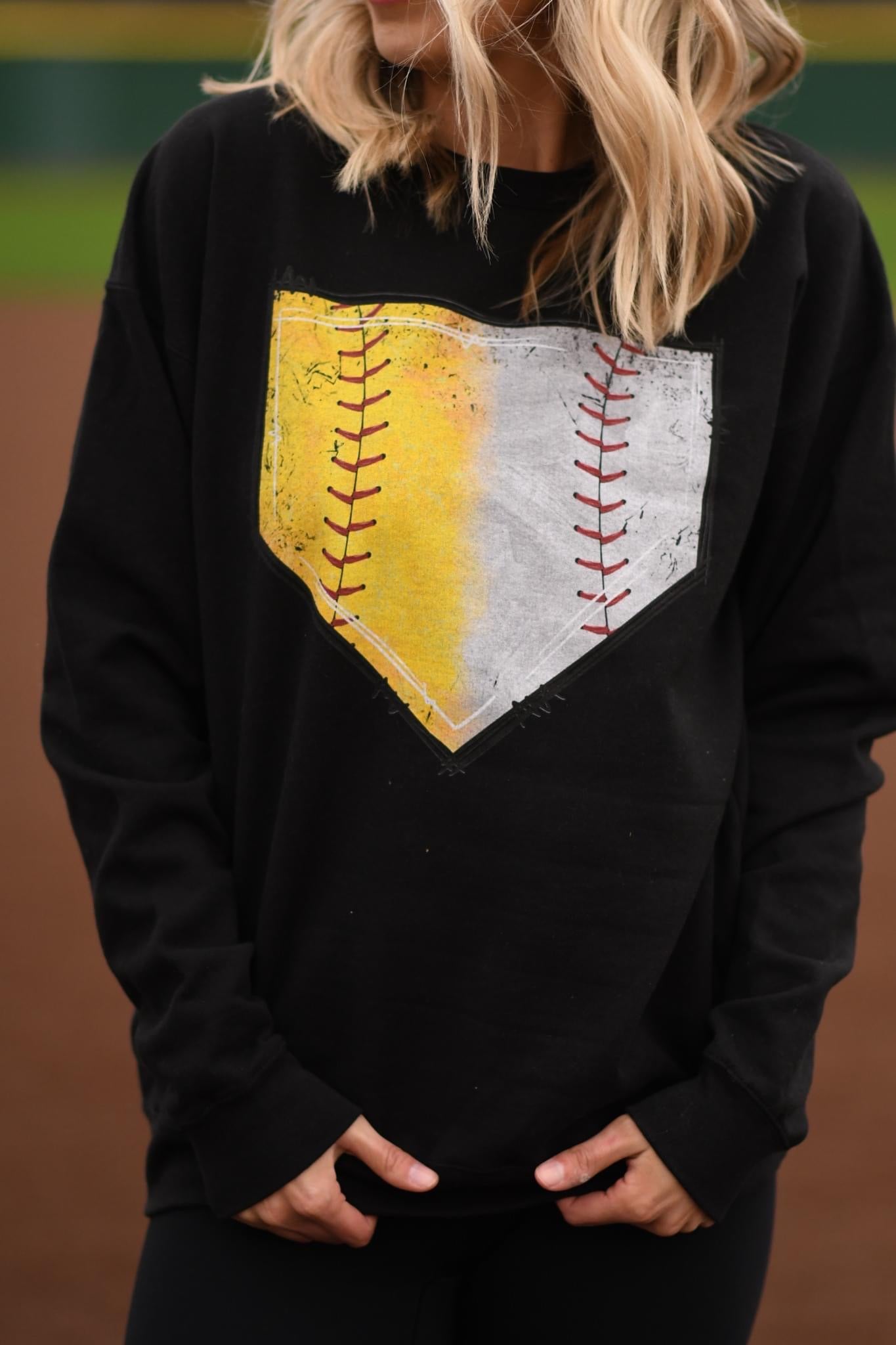 Baseball/Softball Homeplate Crewneck