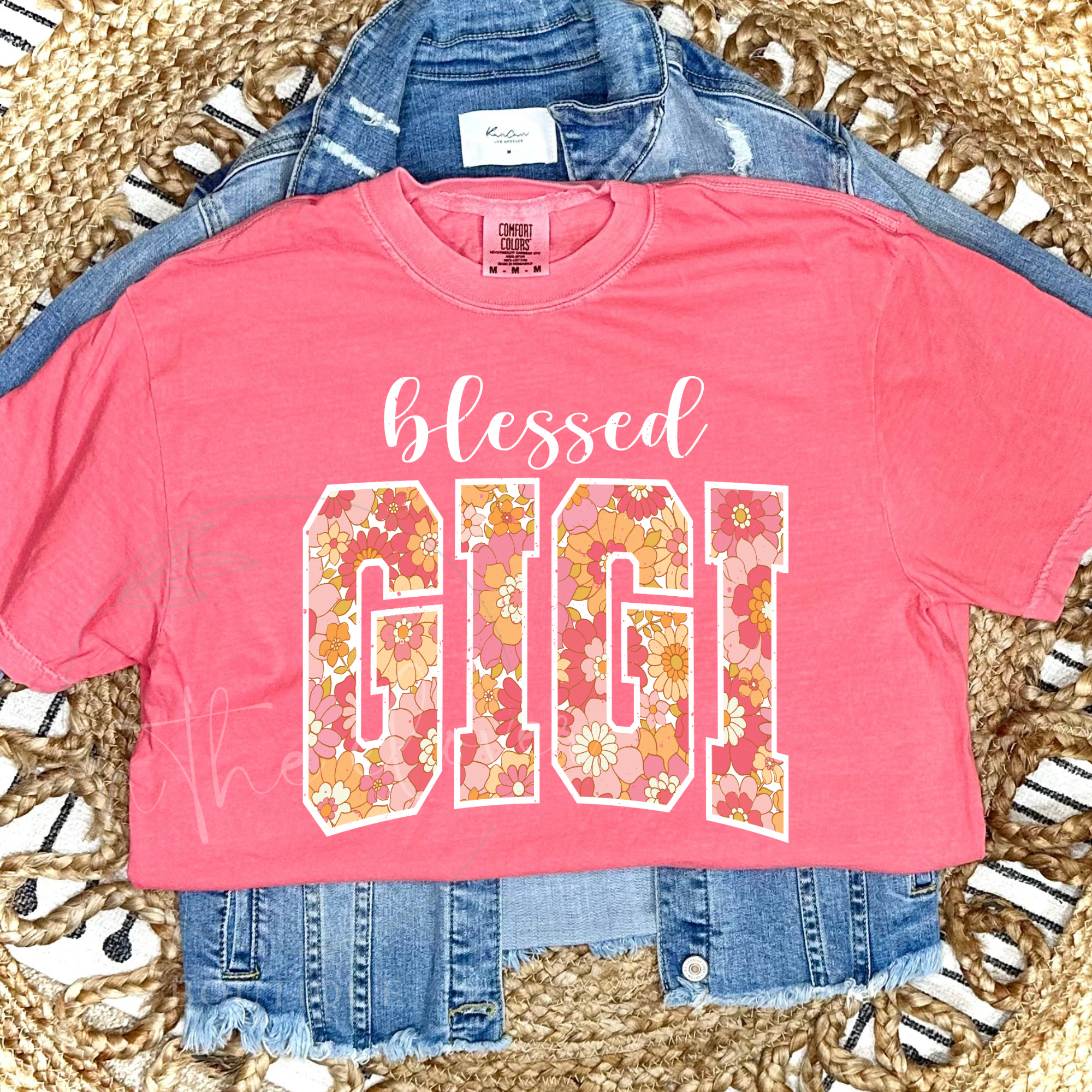 BLESSED GIGI - WATERMELON TEE