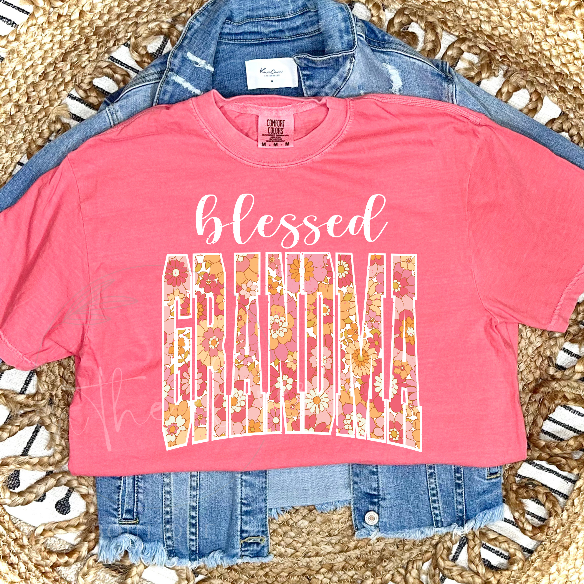 BLESSED GRANDMA - WATERMELON TEE