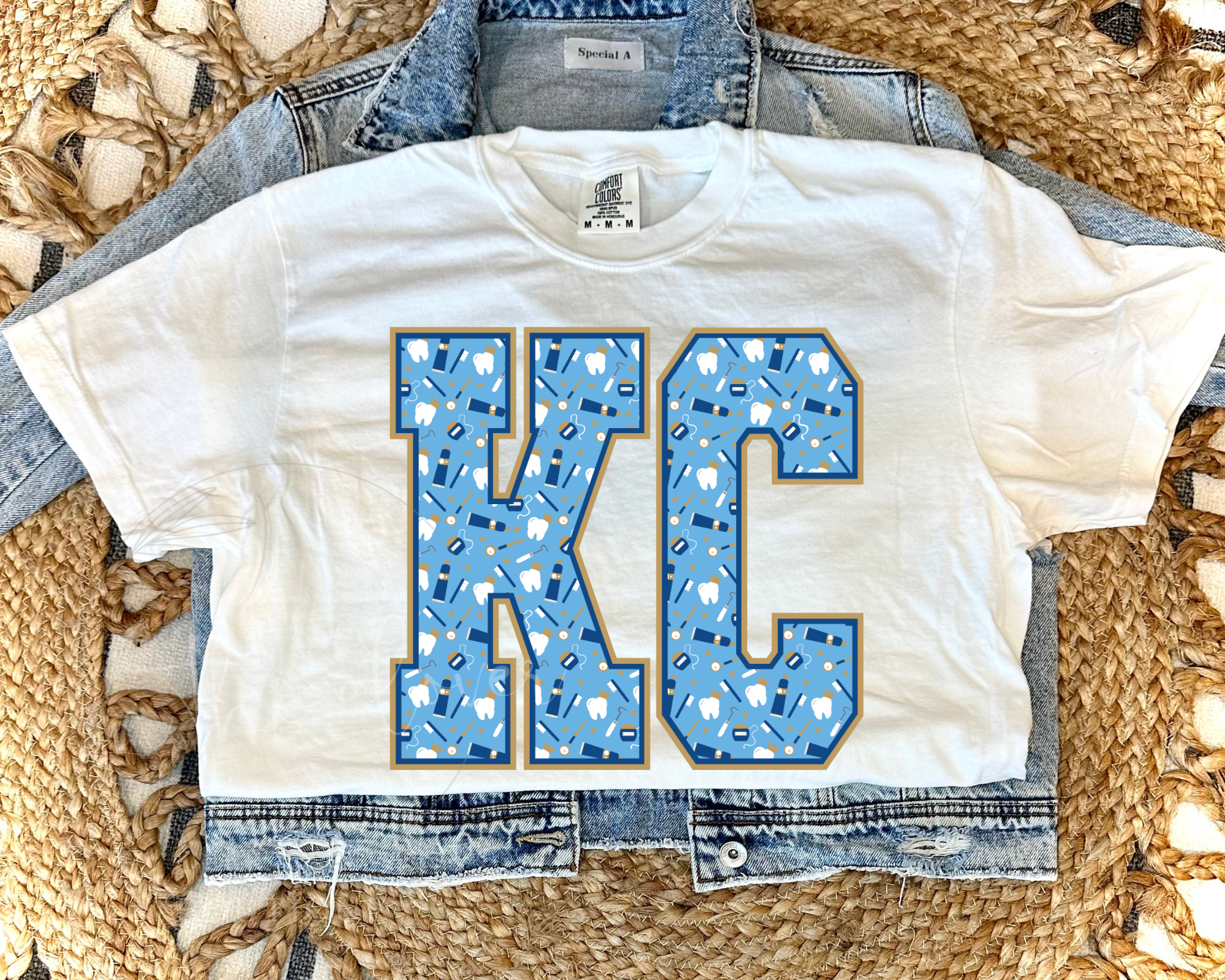 DENTAL THEMED ROYALS KC - WHITE TEE