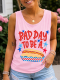 Bad Day to Be a Hotdog - Pink **TANK TOP**