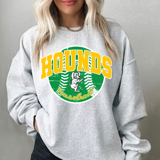 Hounds Baseball Ash Crewneck