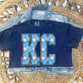 PT THEMED ROYALS KC - NAVY TEE