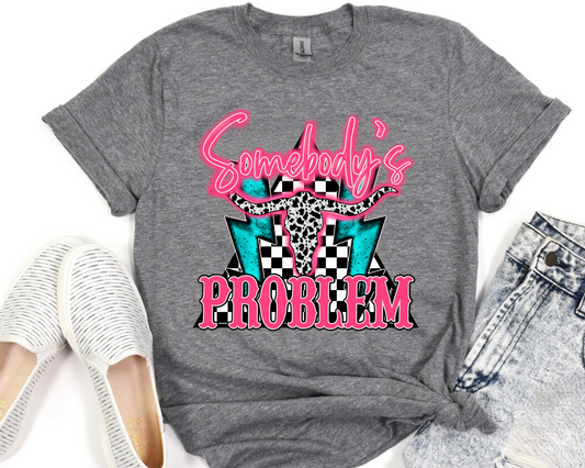 Somebody’s Problem Charcoal Tee