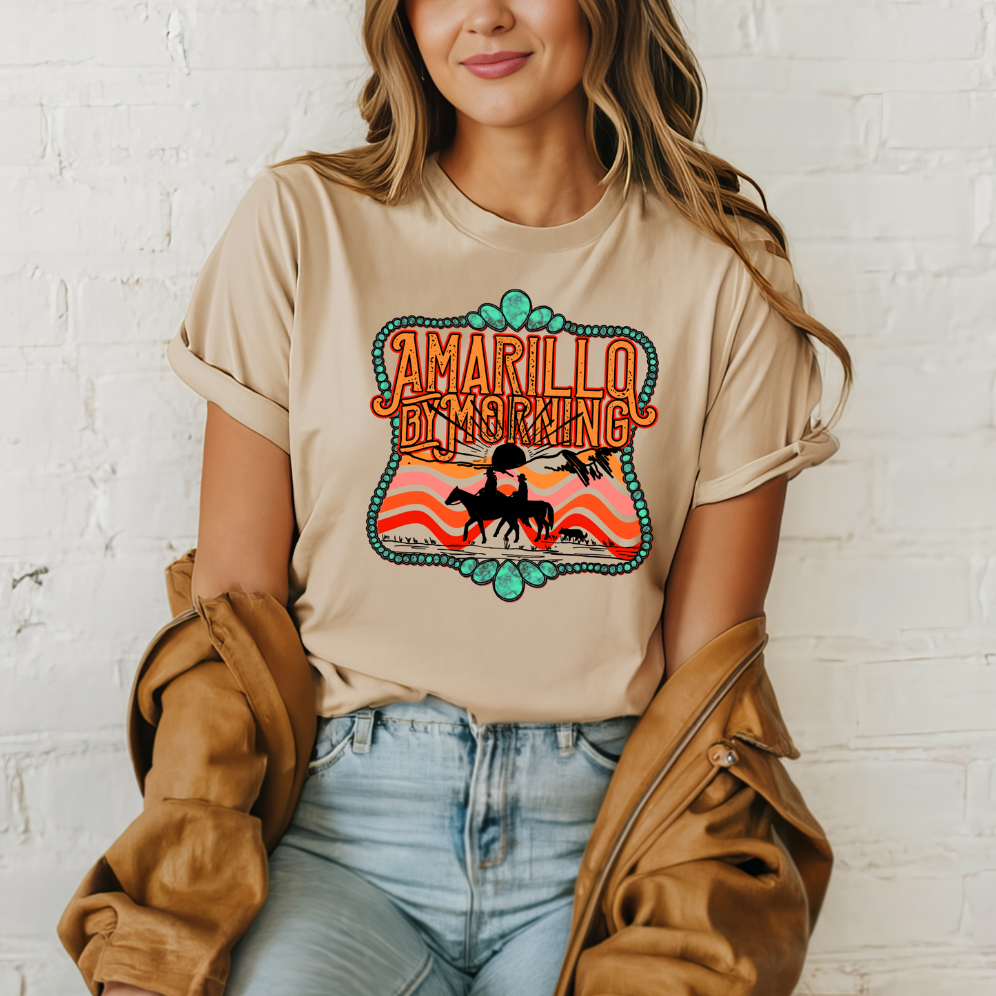 AMARILLO BY MORNING - SAND TEE