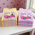 Let's Go Party (Brown Hair) - Yellow Tee
