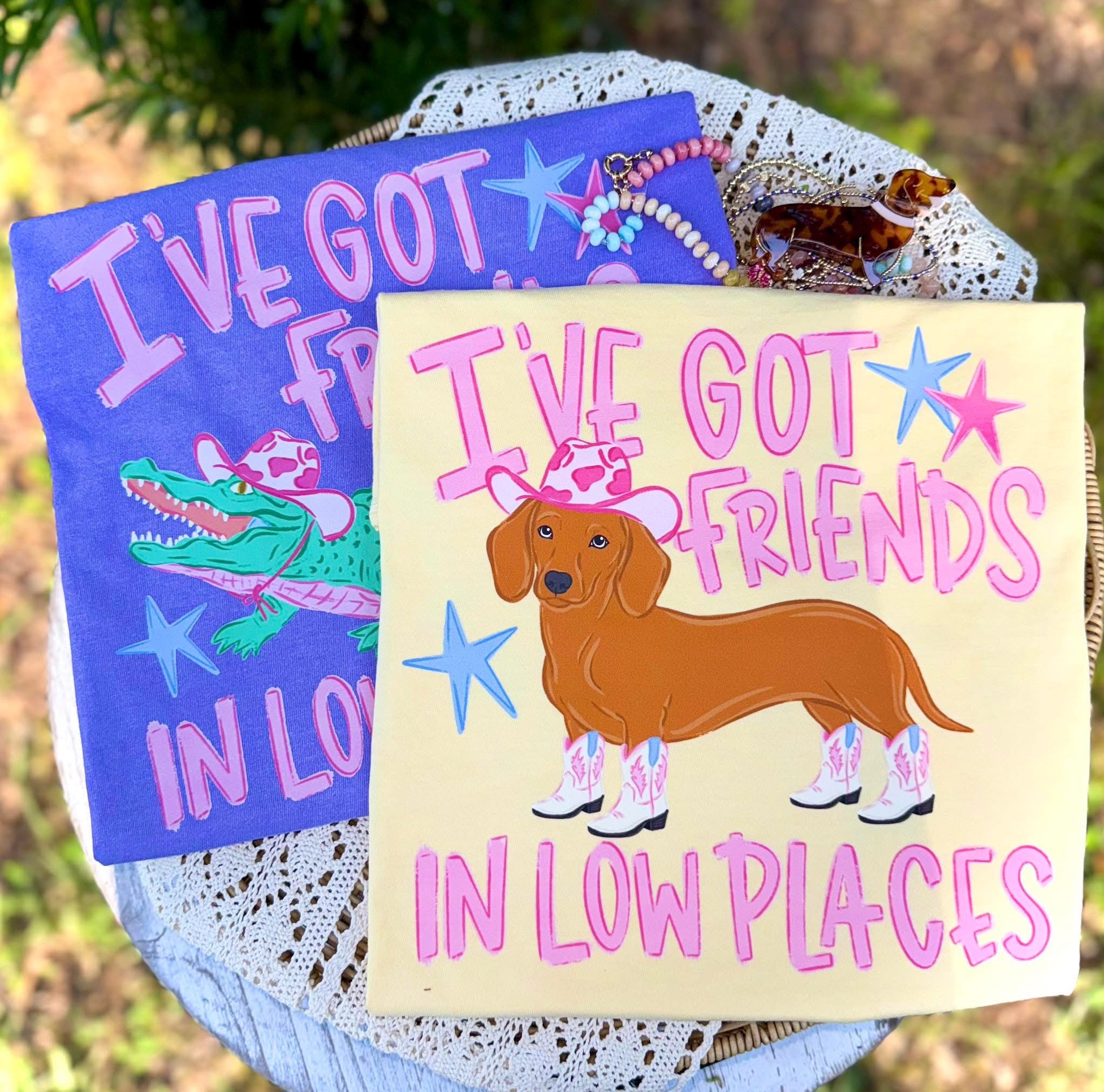 I've Got Friends in Low Places - Yellow Tee