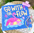 Go With The Flow - Blue Tee