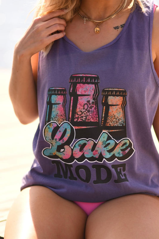 Lake Mode Violet Comfort Colors Tank