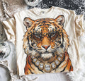 Glam Tiger - Ivory Tee