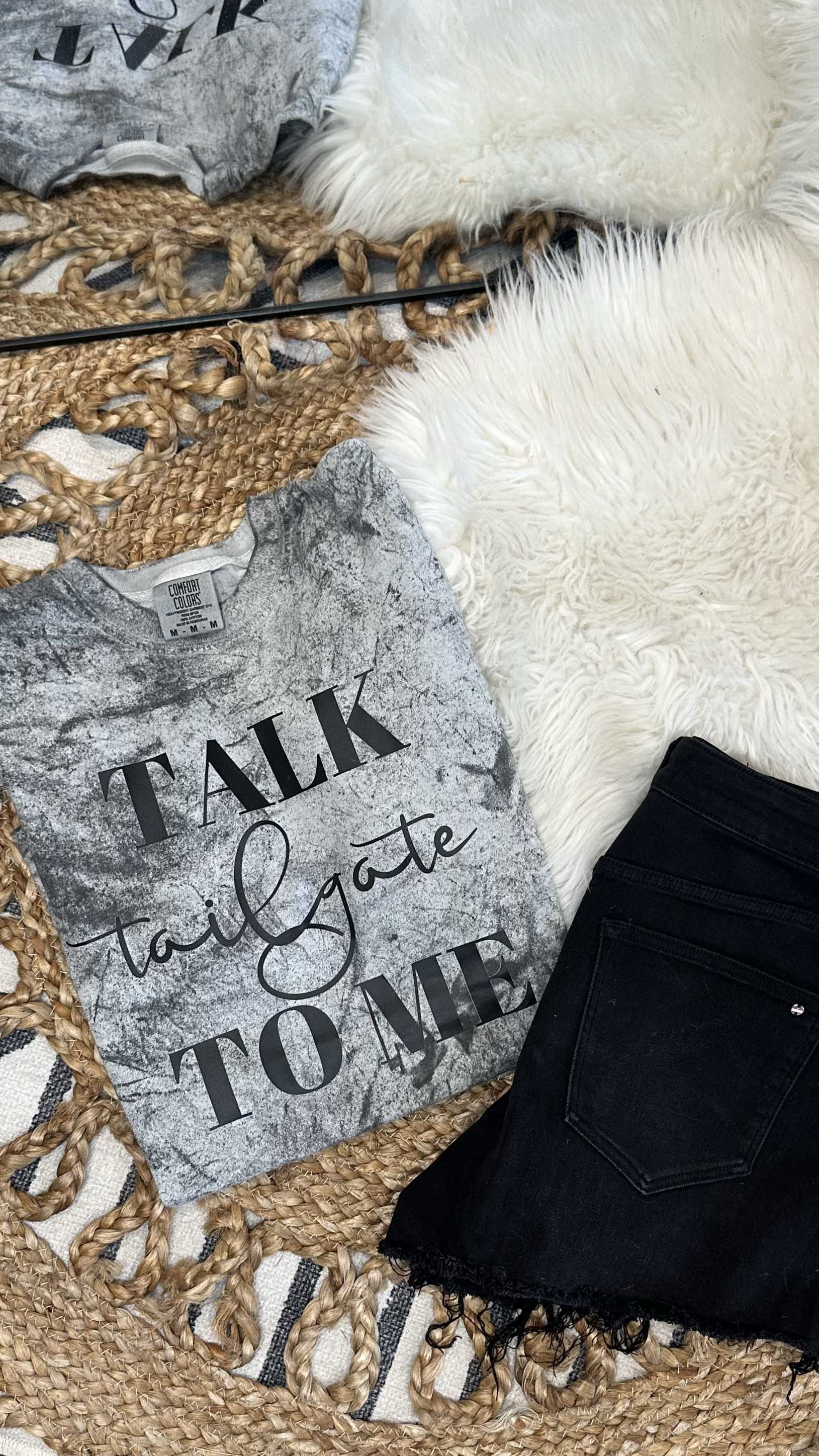 Talk Tailgate to Me - Smoke Tee