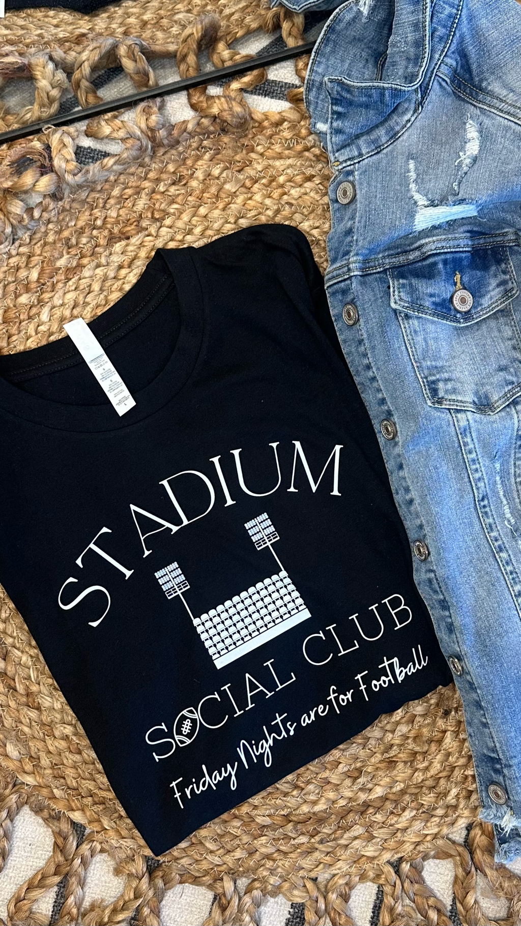 STADIUM SOCIAL CLUB - BLACK TEE