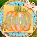 Watercolor Thankful Pumpkin - Yellow Tee