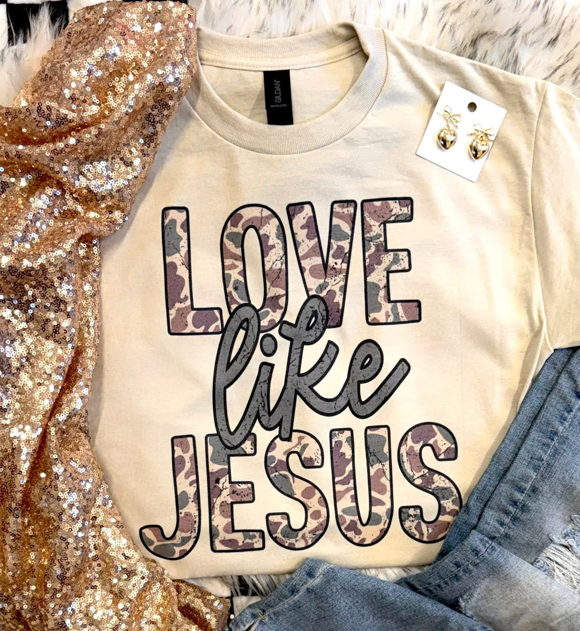 Love Like Jesus - Ivory Tee