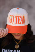 Orange Go Team Embroidered Hat
