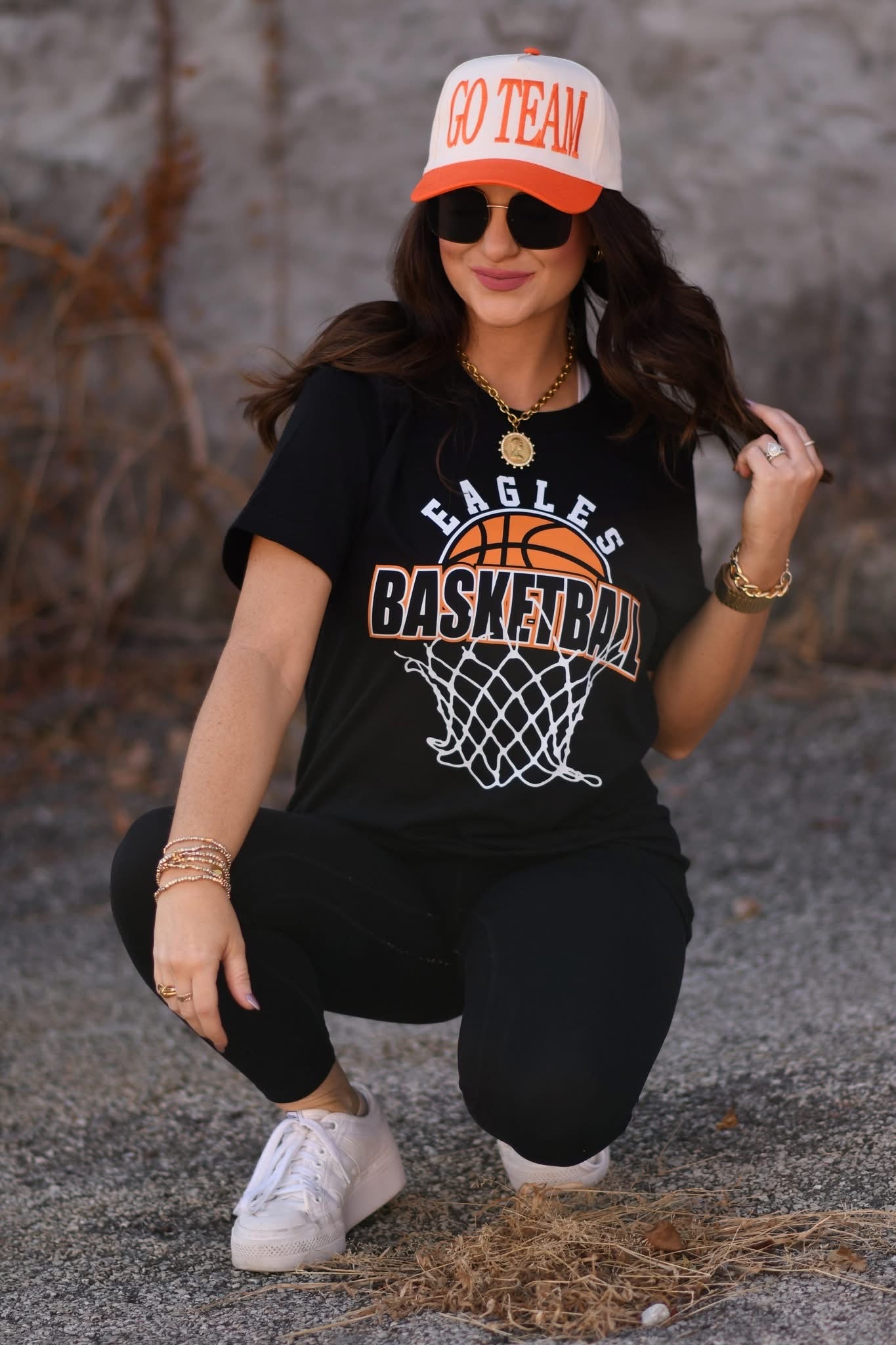 Custom Basketball Team - Black Tee