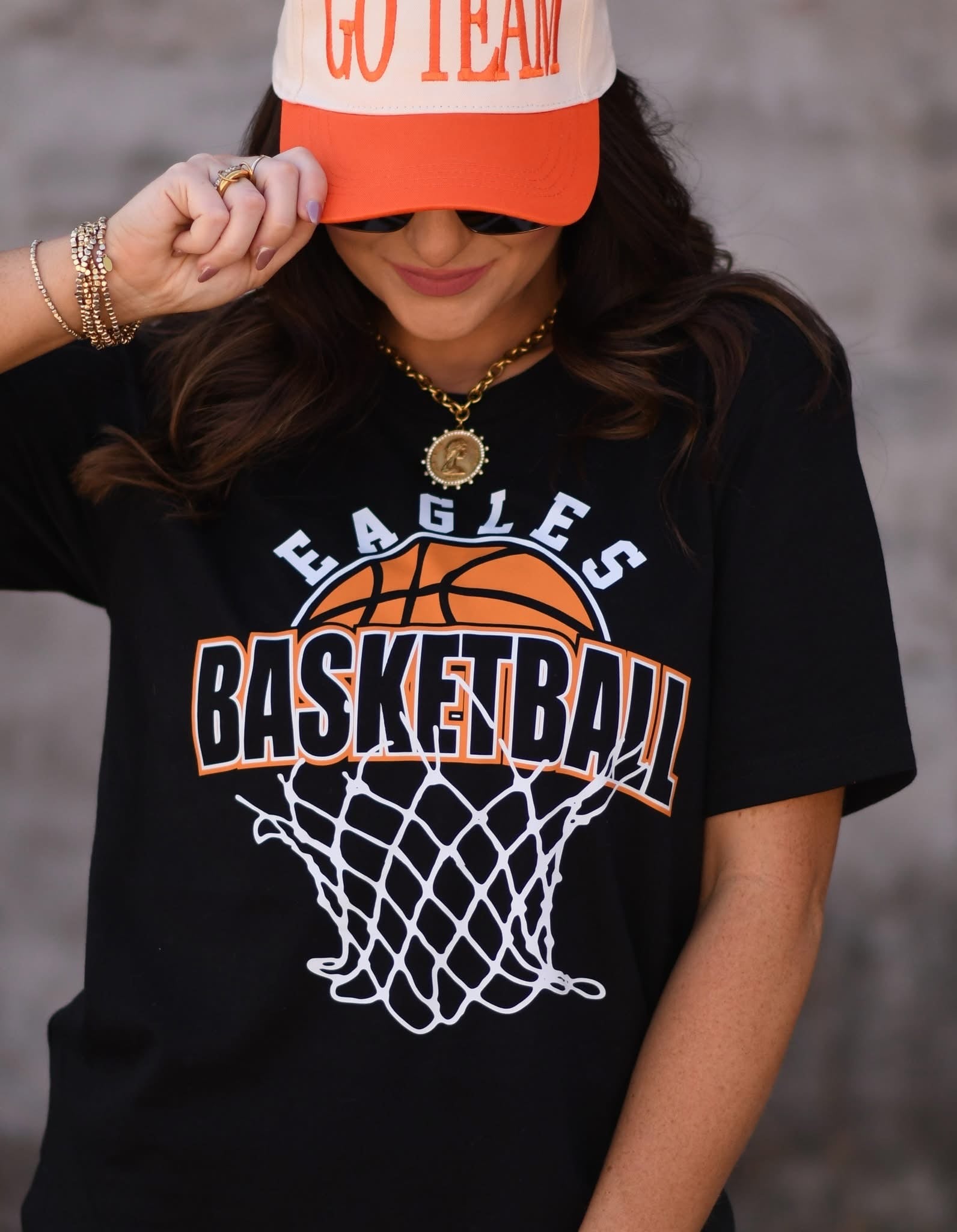 Custom Basketball Team - Black Tee