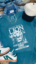 You've Got a Lion Inside Your Lungs - Emerald Tee