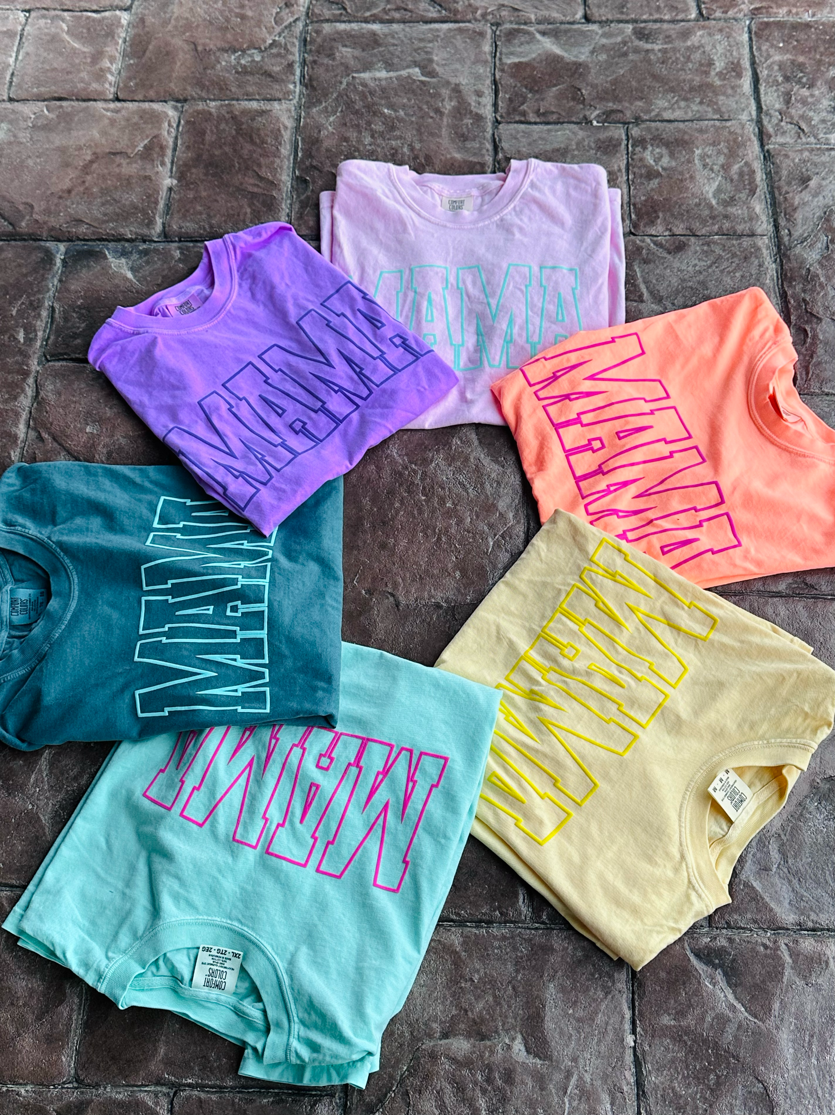 Puff Mama - Yellow Tee