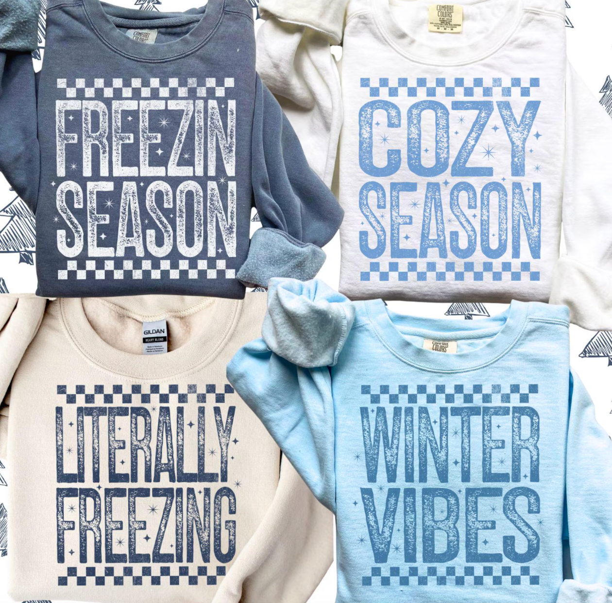 Literally Freezing - Sand Crewneck