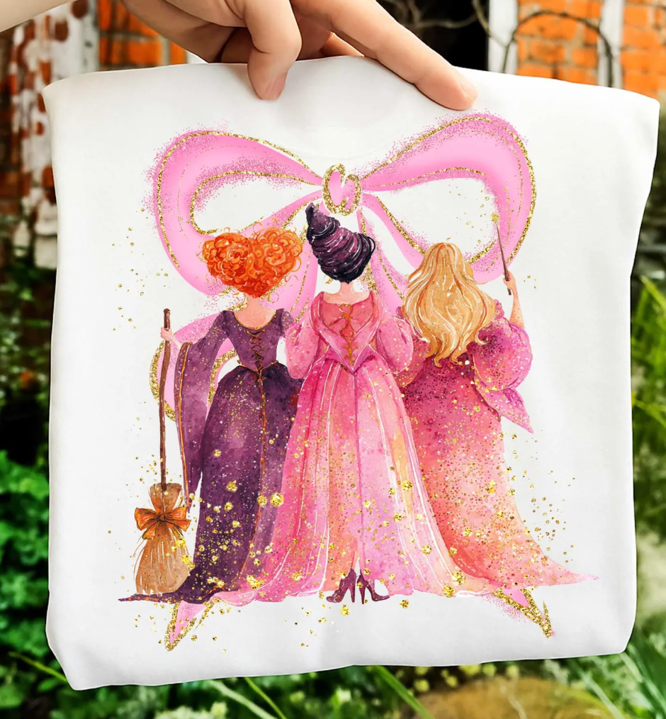 Preppy Sanderson Sisters - Natural Tee