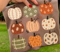 Boho Pumpkin Collage - Espresso Tee